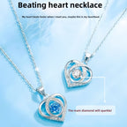Heart Zircon Sterling Silver Necklace