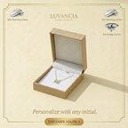Personalized S925 Silver Letter Diamond Clavicle Necklace