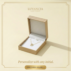 Personalized S925 Silver Letter Diamond Clavicle Necklace