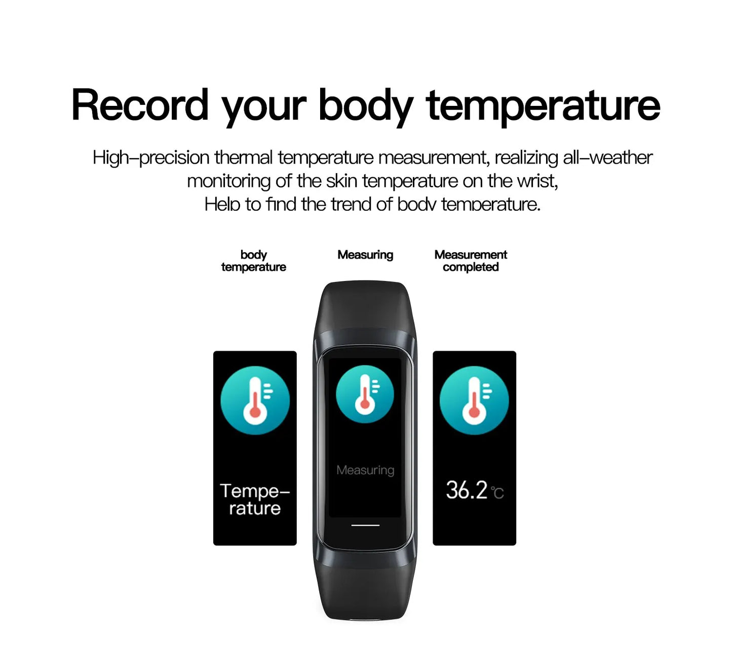 AMOLED Smart Watch – Waterproof Fitness Tracker