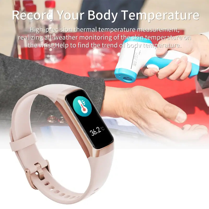 AMOLED Smart Watch – Waterproof Fitness Tracker