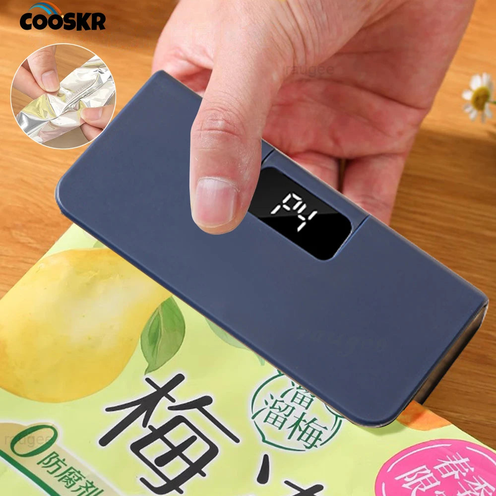 Mini Handheld Bag Heat Sealer – Rechargeable 2-in-1 Tool