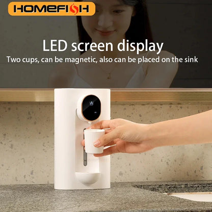 Wall Mounted Mouthwash Dispenser – USB-C Rechargeable