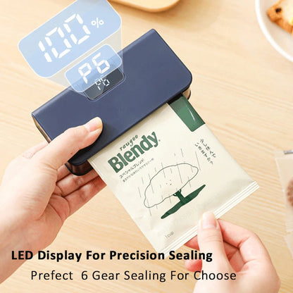Mini Handheld Bag Heat Sealer – Rechargeable 2-in-1 Tool