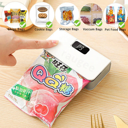 Mini Handheld Bag Heat Sealer – Rechargeable 2-in-1 Tool
